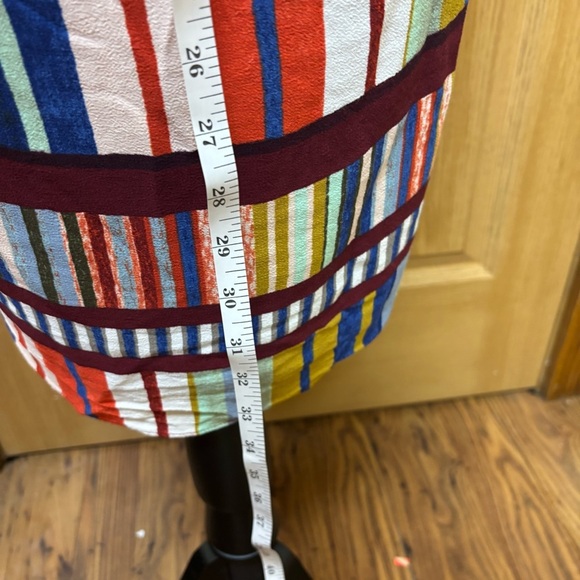 Anthropologie Maeve Au Revoir Library Shift Dress Cap Sleeve Scoop Neck Size 4 - Picture 7 of 10